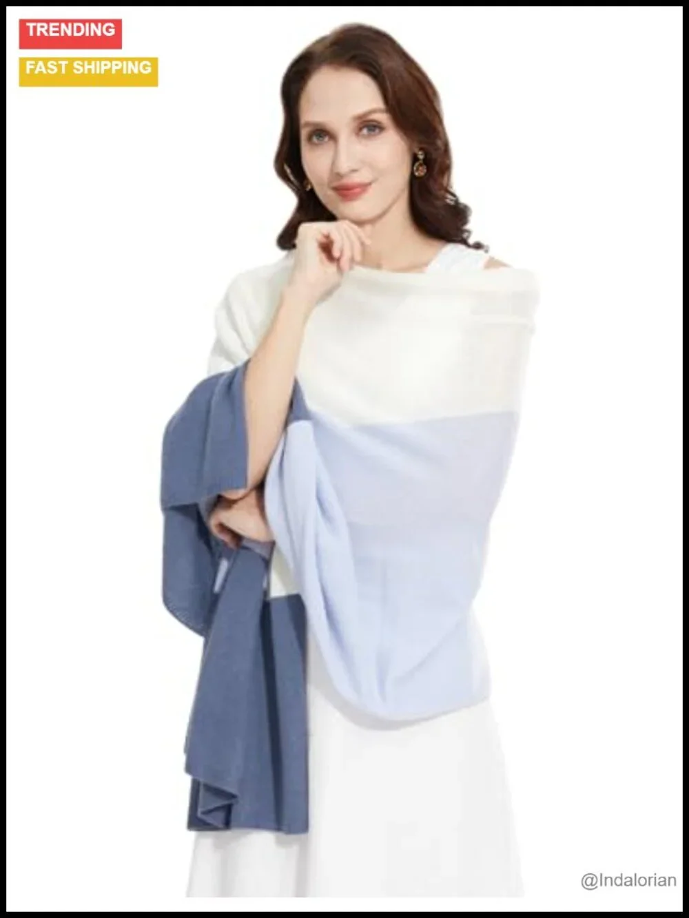Luxury Cashmere Blend Wrap Pashmina Shawl Women All-Season